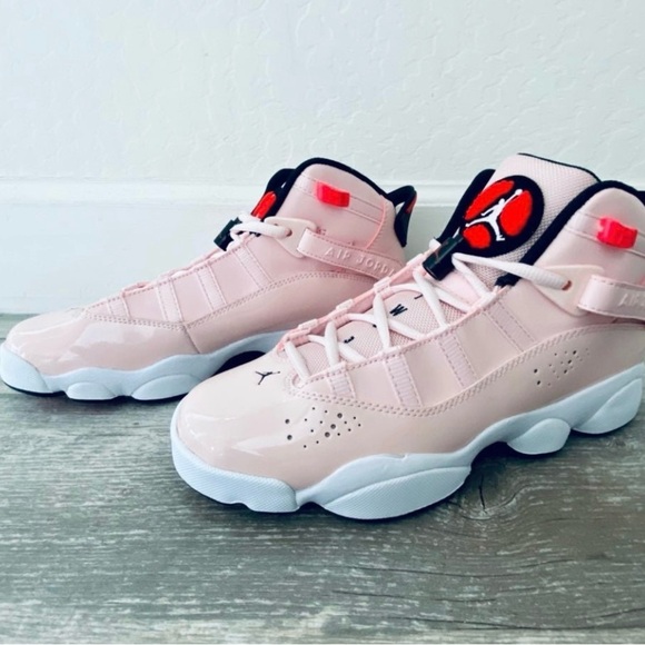 Jordan’s 6 Rings Atmosphere pink shoes Youth size 7 - Picture 2 of 5